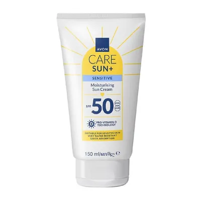 Сонцезахисний крем для обличчя і тіла для чутливої шкіри SPF 50, 150 мл